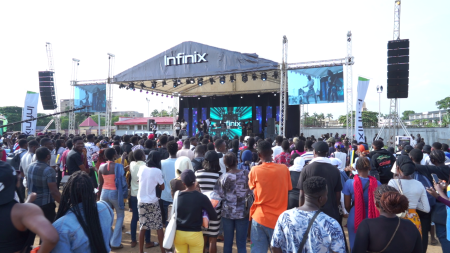 Infinix Storms UNILAG With HOT 30 Series Launch Concert