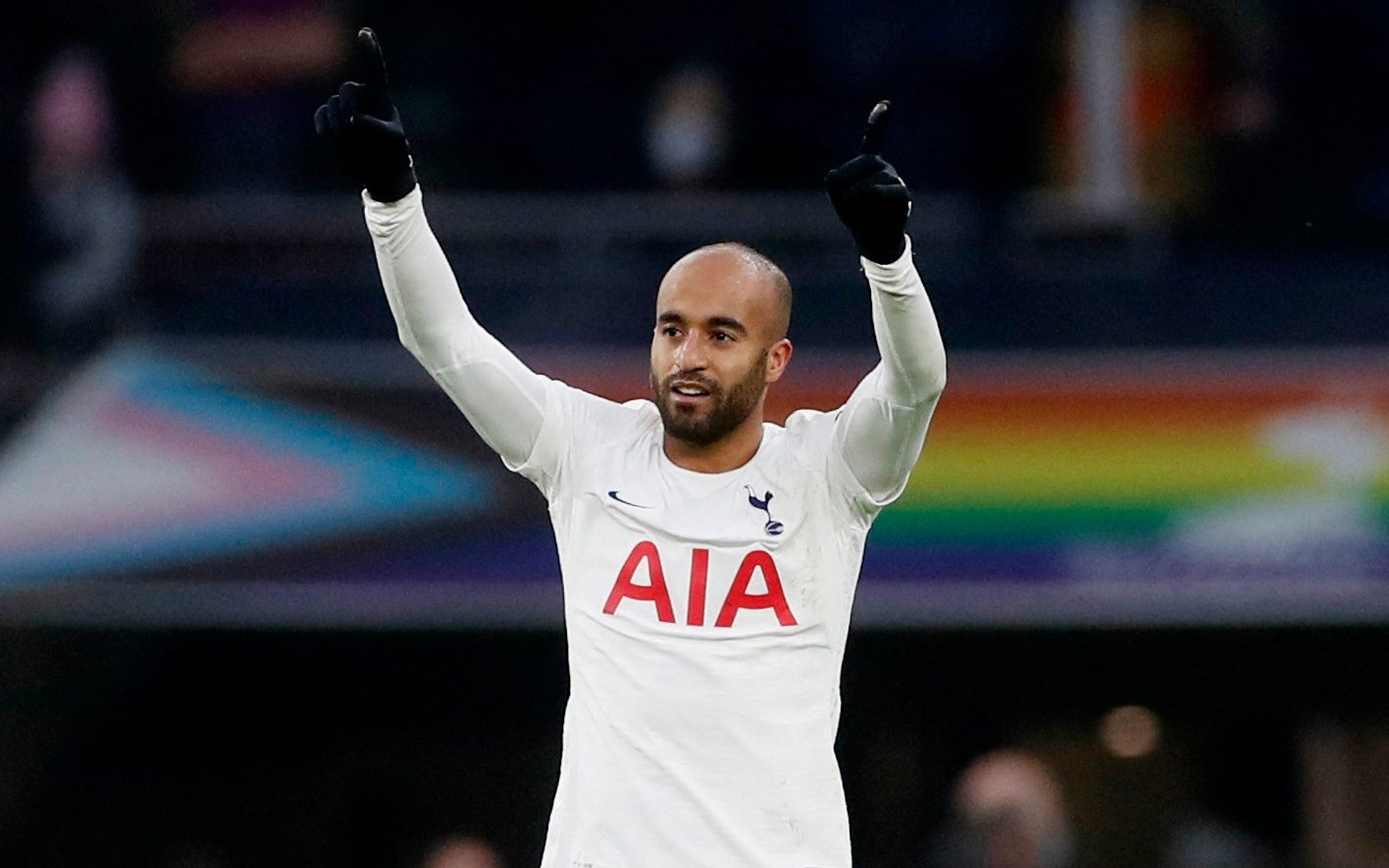 Lucas Moura says goodbye to Tottenham