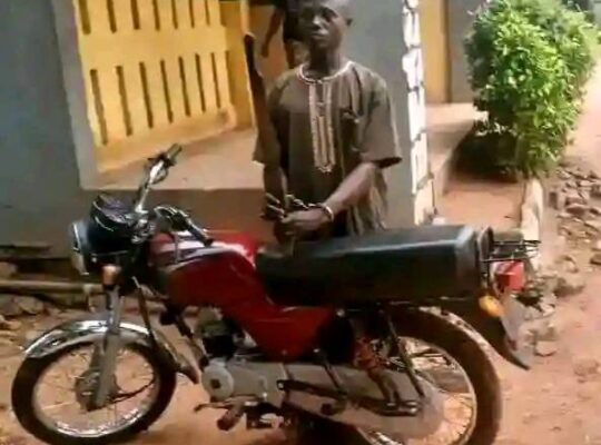 Vigilante allegedly kills Okada rider with cutlass and steals motorcycle to raise money for his wedding in Niger state