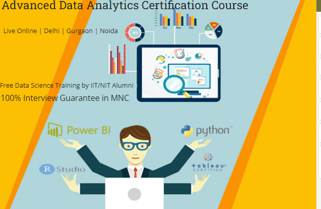 Top Data Analyst Course in Delhi, 110038. Best Online Live Data Analyst Training in Bhopal by IIT Faculty , 100% Job