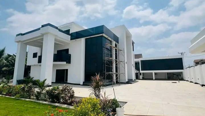 Ultra Modern 7-Bedroom Mansion with Boys Quarters & Swimming Pool for Sale