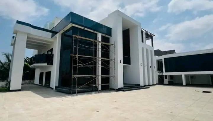 Ultra Modern 7-Bedroom Mansion with Boys Quarters & Swimming Pool for Sale